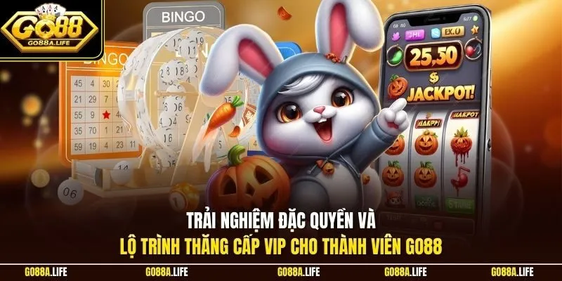 Trải nghiệm đặc quyền và lộ trình thăng cấp VIP cho thành viên GO88